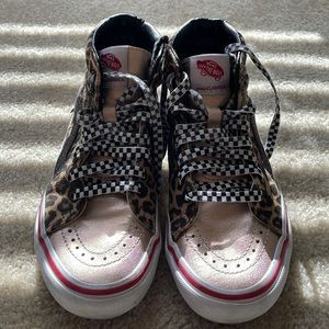 Great Condition- Custom Vans, Men’s 7